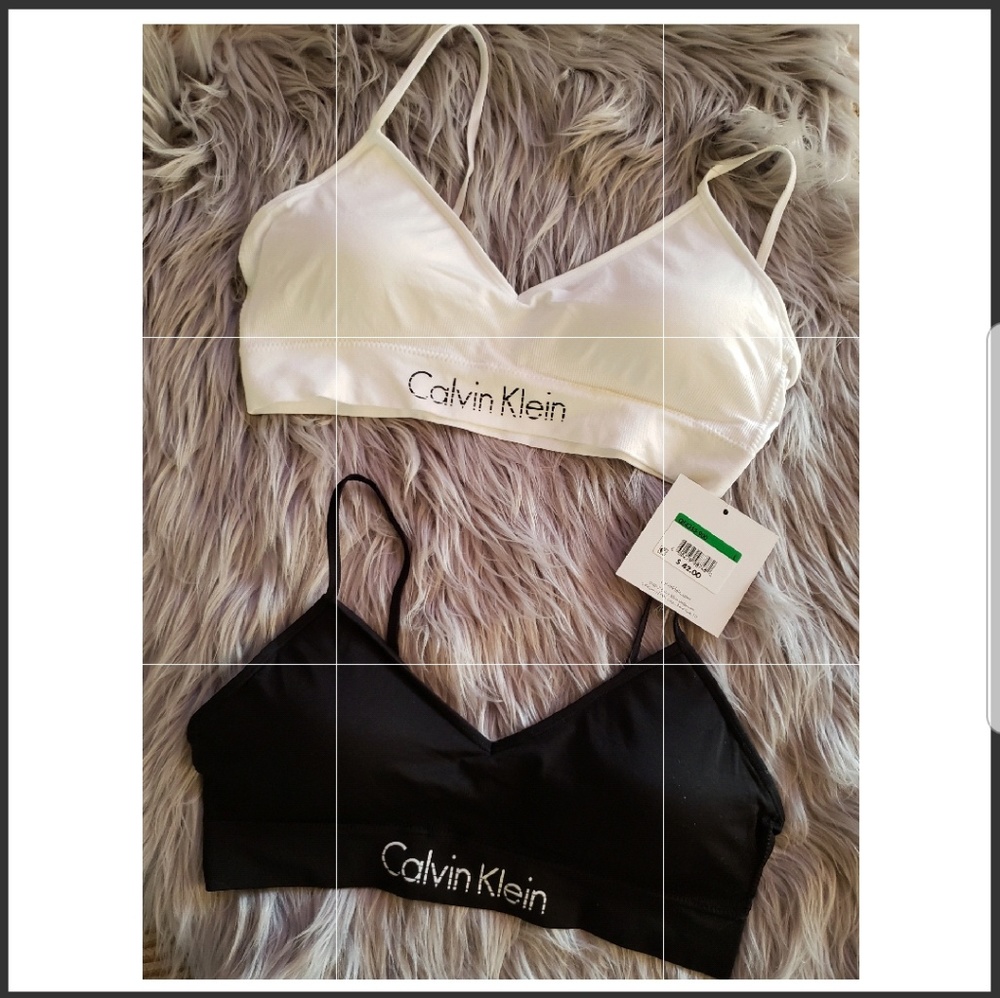 Brand New Calvin Klein Bralettes-2pcs